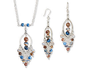 Single-Strand Necklace and Earring Set