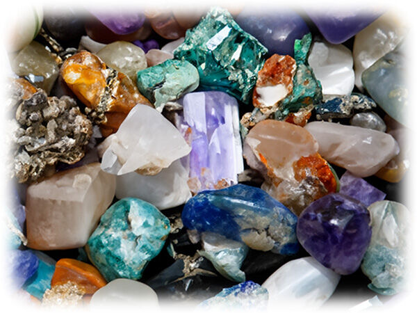 Assorted gemstones
