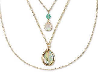 Layered Chain Necklace Set