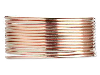 Spool of rose gold-filled wire