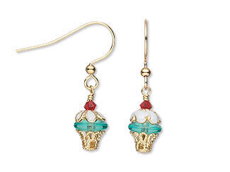 Cupcake Earrings