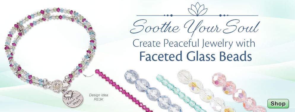 Shop Faceted Glass Beads