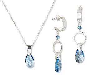 Single-Strand Necklace and Earring Set