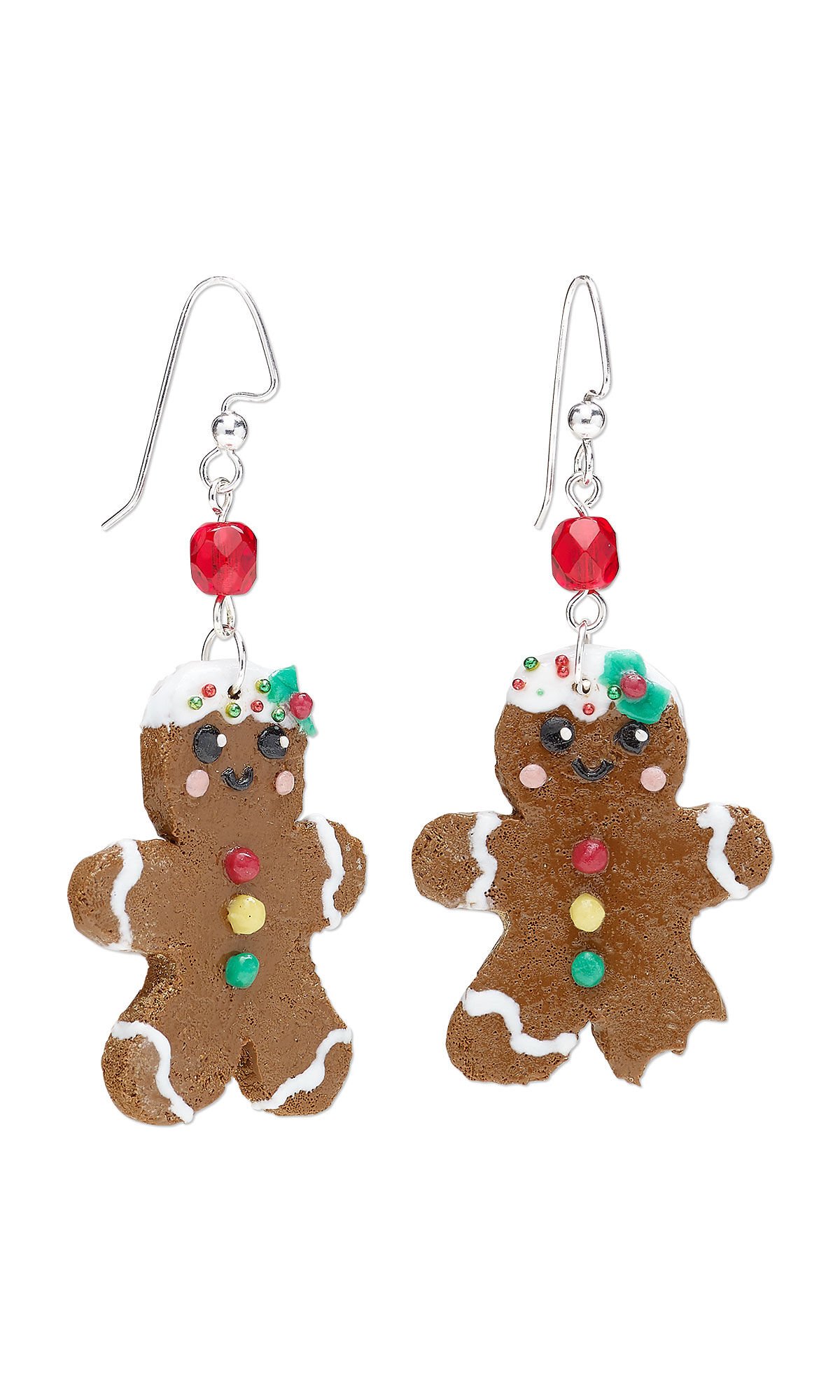 Gingerbread Man Earrings
