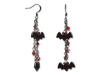 Halloween Bat Earrings