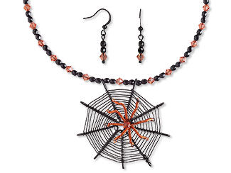 Choker-Style Necklace and Earring Set
