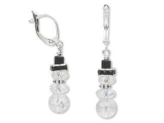 Snowman Earrings