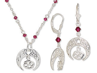 Single-Strand Necklace and Earring Set