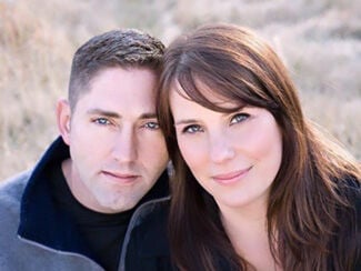 Frank Schofield on the left and Chandra Schofield on the right