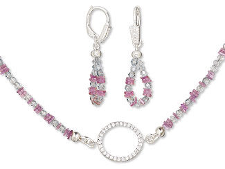 Single-Strand Necklace and Earring Set
