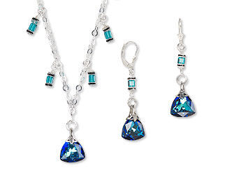 Single-Strand Necklace and Earring Set
