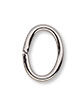 Oval jump ring