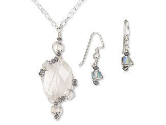 Single-Strand Necklace and Earring Set