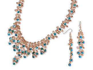 Single-Strand Necklace and Earring Set