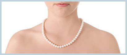Princess-length necklace example
