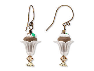Chocolate Mousse Earrings