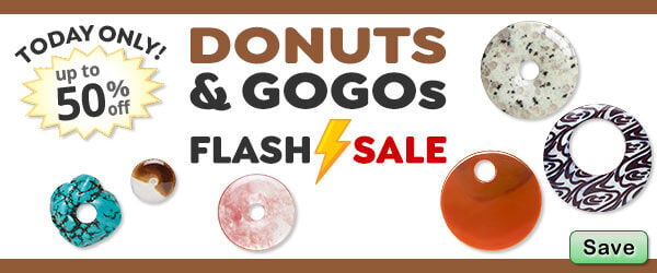 Save on our Donuts and Go-Go's Flash Sale with discounts up to 50% off.