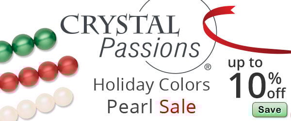 Save on our Crystal Passions Holiday Color Pearl Sale with discounts up to 10% off.