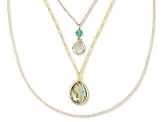 Layered Chain Necklace Set