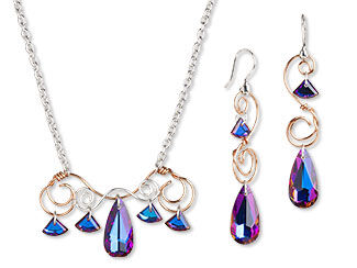 Single-Strand Necklace and Earrings Set