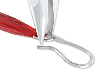 How-To Secure Drops to an Ear wire with Peg