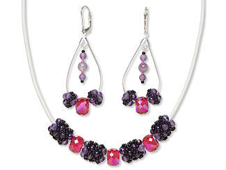 Single-Strand Necklace and Earring Set