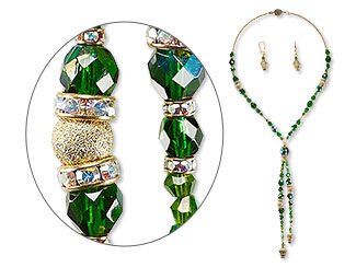 Single-Strand Necklace and Earring Set