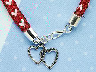 Secrets to Kumihimo Project 7: 12-Strand Heart Friendship Braid