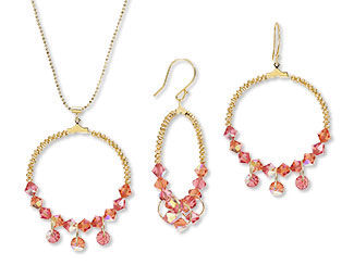 Single-Strand Necklace and Earring Set