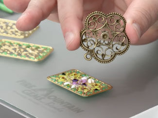 Filling Filigree with Polymer Clay