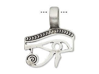 Silver eye of Horus charm