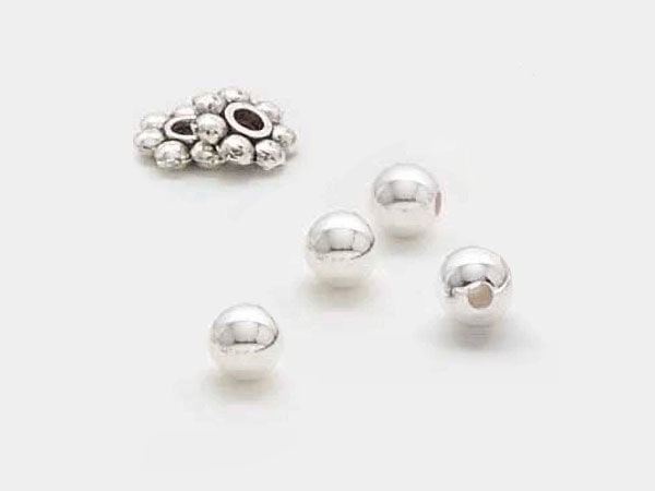 Sterling Silver Metal Beads