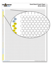 Brick stitch PDF preview