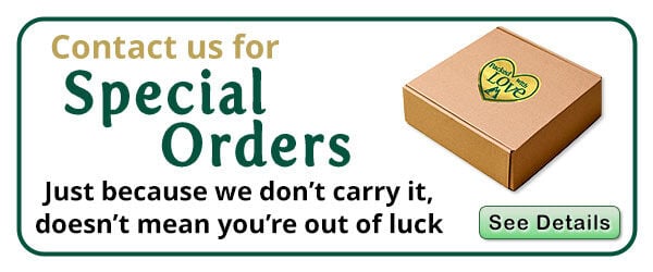 Special Orders. Click for more Details.
