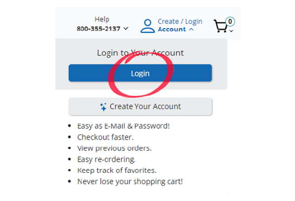 Login screenshot