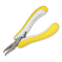 Curved chain-nose pliers
