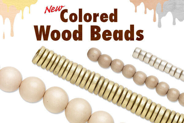 Shop New Colored Wood Beads