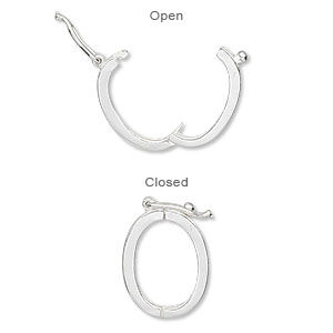 Open and closed twister clasp