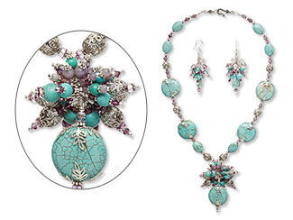 Single-Strand Necklace and Earring Set