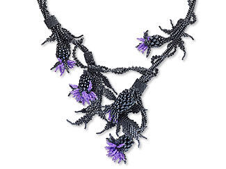 Single-Strand Thistle Necklace