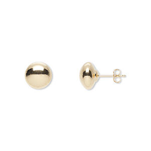 Gold earring Stud