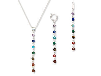 Single-Strand Necklace and Earring Set