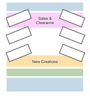 Diagram of a floor plan