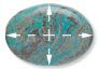 blue gemstone bead
