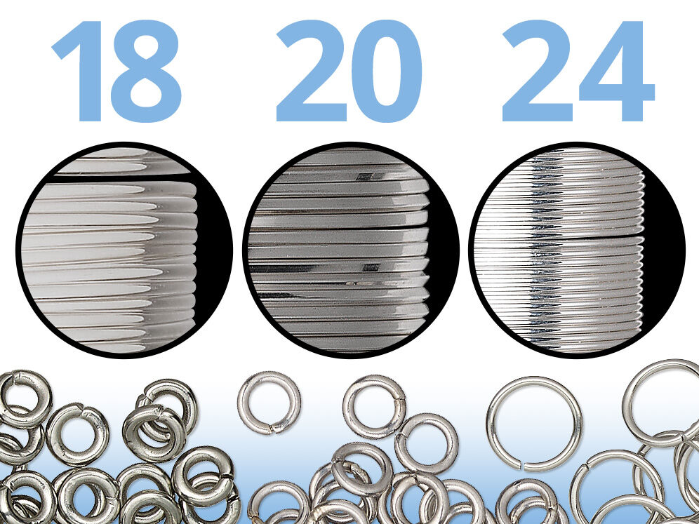 18, 20 and 24 gauge wire
