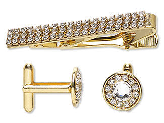Tie Clip and Cuff Link Set