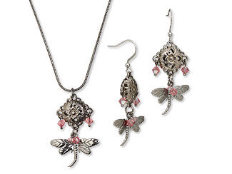 Single-Strand Necklace and Earring Set