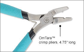 OmTara crimp pliers, 4.75" long