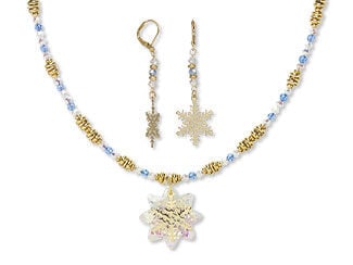 Single-Strand Necklace and Earrings