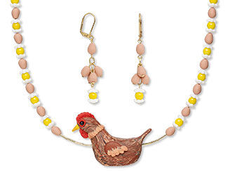 Single-Strand Necklace and Earring Set